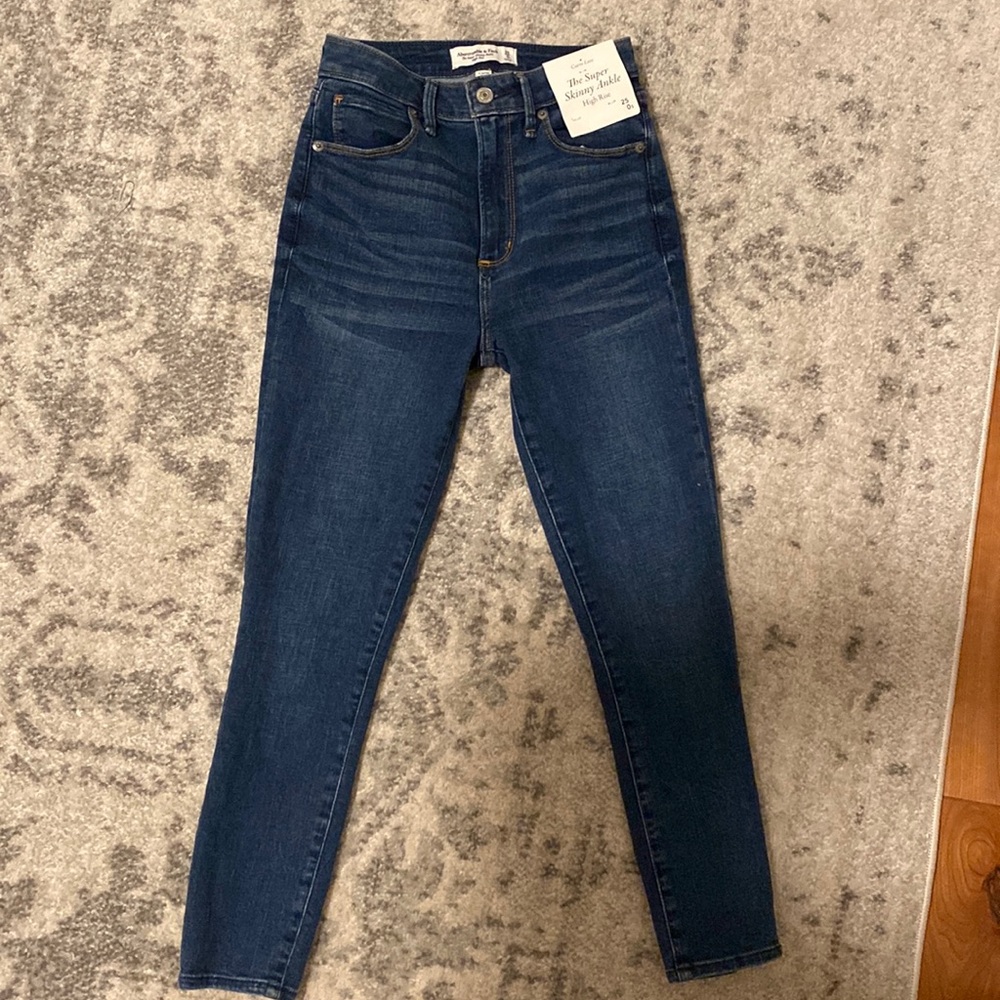 Abercrombie super skinny ankle jeans